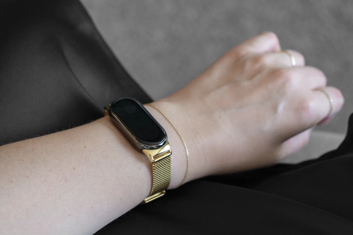 Złota bransoleta do Xiaomi Smart Band 8