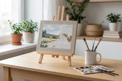 Minimalistyczne hobby Malowanie po numerach dla prostoty i relaksu