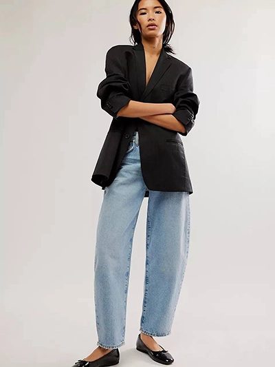 Barrel jeans inspiracja