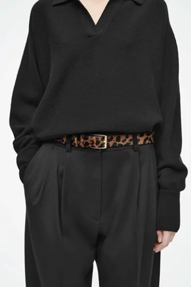 Pasek w panterkę inspiracja