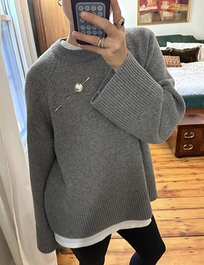 Minimalistyczna broszka