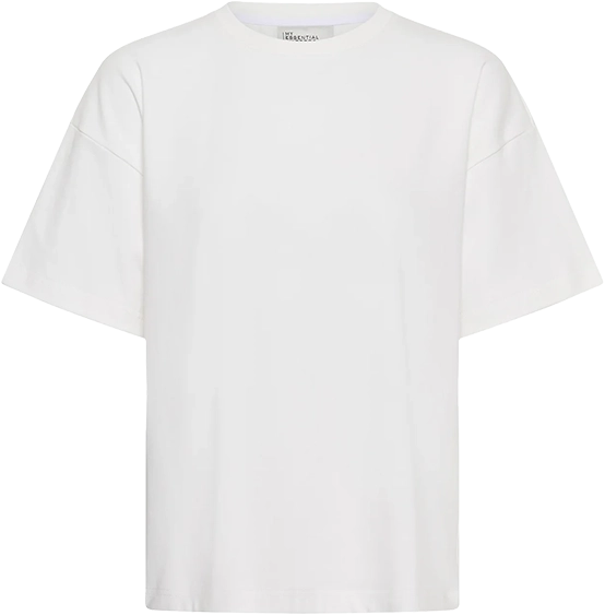 Biały t-shirt oversize